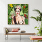 Self-Portrait by Frida Kahlo Wall Art - Wood Frame Canvas
