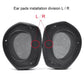 Sennheiser Earpads - 2 Pcs For Hdr Rs165 / 175 / 185 / 195 - Football Net Design
