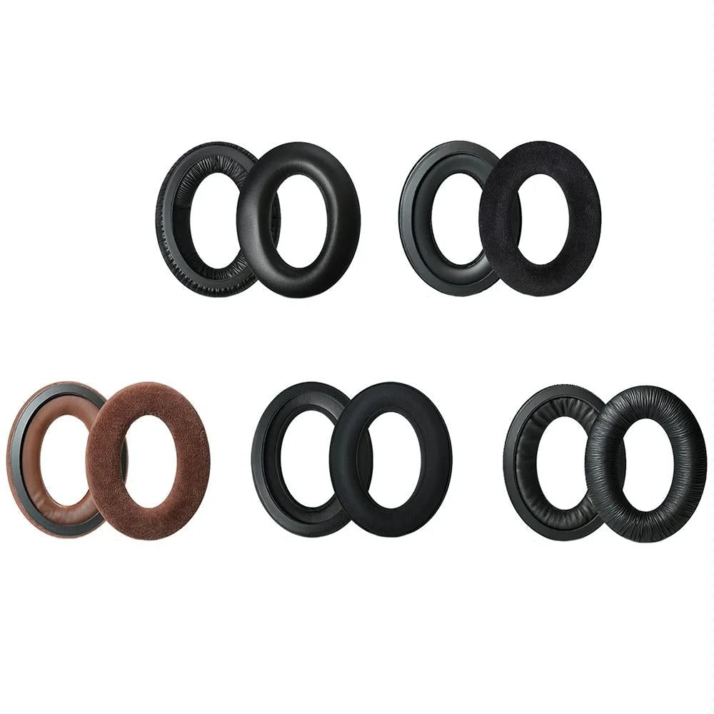 Sennheiser Pxc450 / Pxc350 / Pc350 Headset Earmuffs - 2 Pack Wrinkled Leather-1915197622596014081