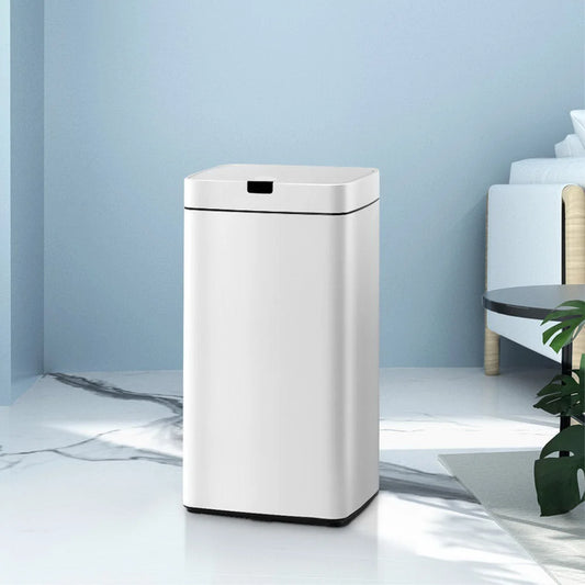 White sensor bin with 45l