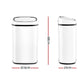 Sensor Bin 58L - White - Devanti