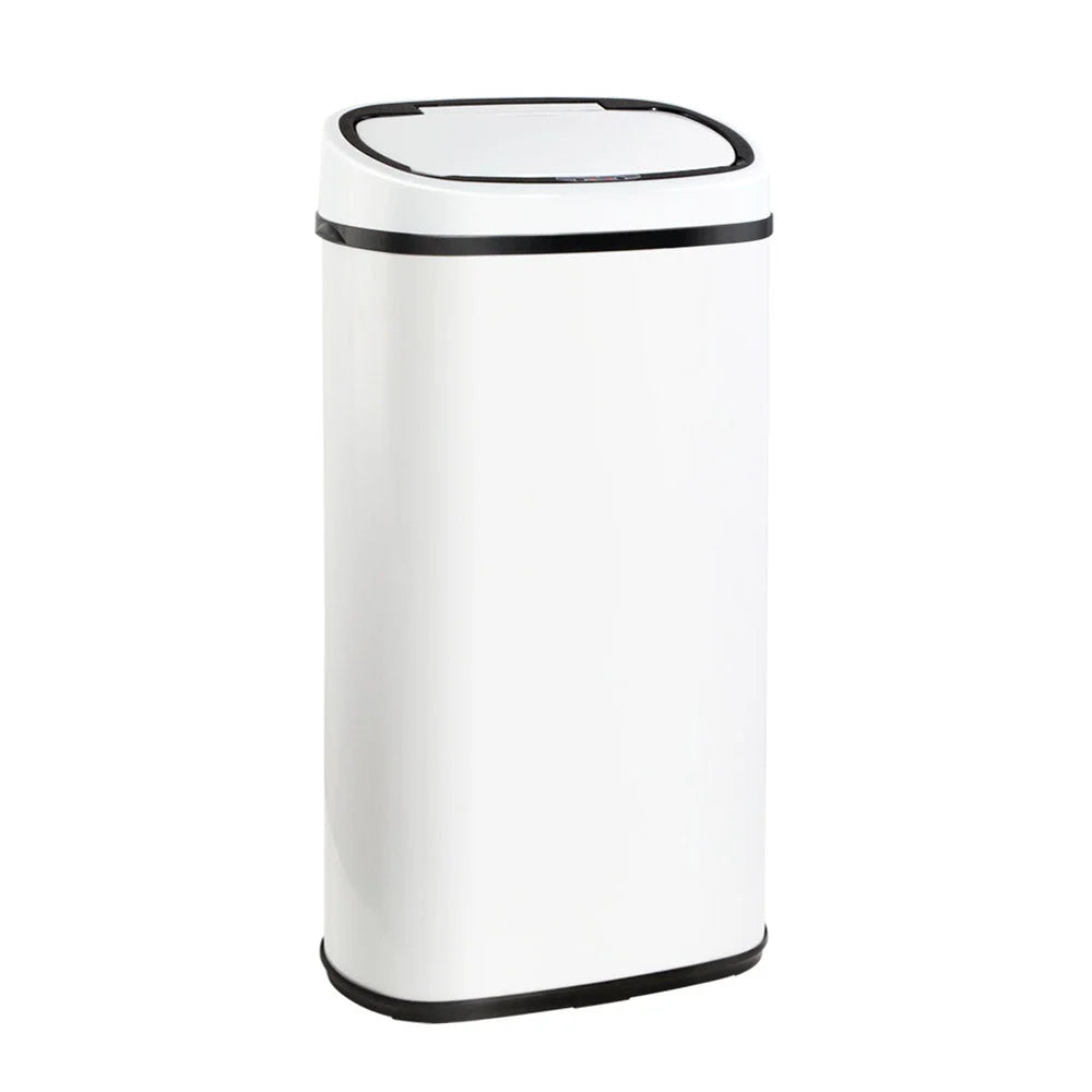 Sensor Bin 58L - White - Devanti