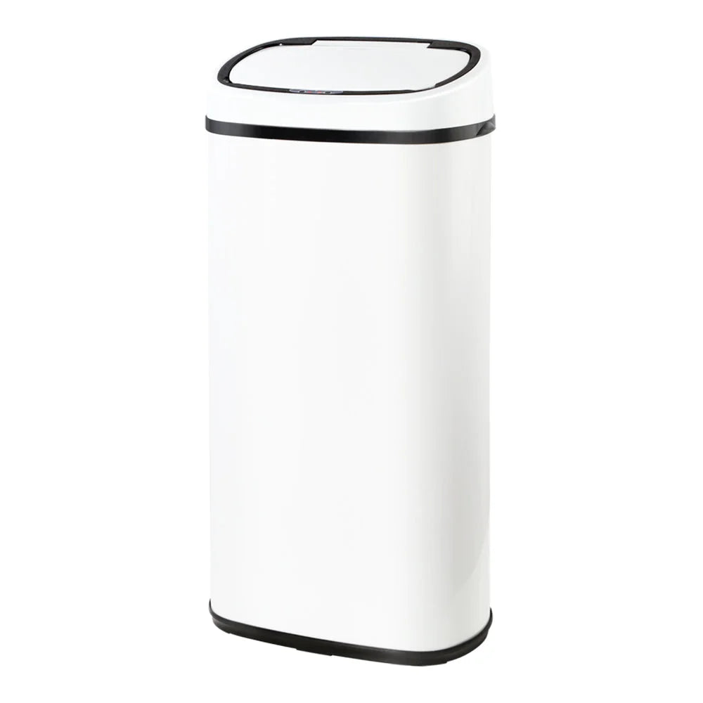 Sensor Bin 68L - White - Devanti