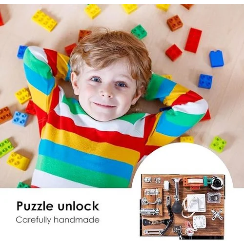 Sensory Toys Activity Board Educational Learning Toys Brain