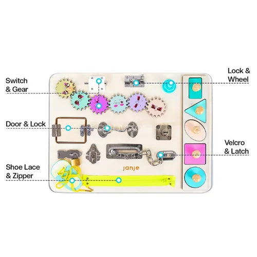 Sensory Toys Activity Board Educational Learning Toys Brain