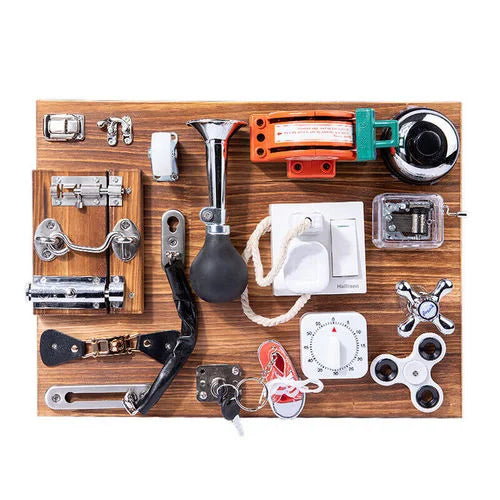 Sensory Toys Activity Board Educational Learning Toys Brain