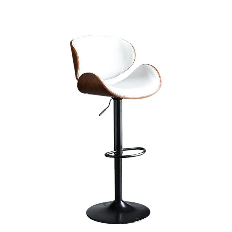 SERENITà European White Modern Bar Stools Swivel Bar Stool