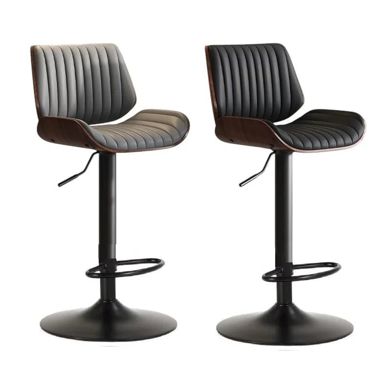 SERENITà European Wooden Modern Bar Stools Bistro Stool