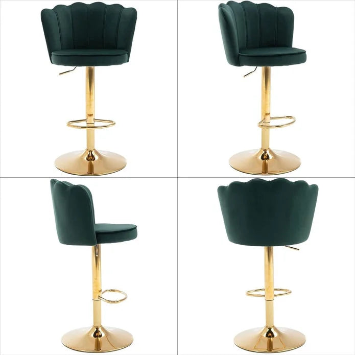 SERENIT Swivel Bar Stools Height Set