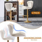 SERENITà Swivel Bar Stools Set of 2 Counter Height