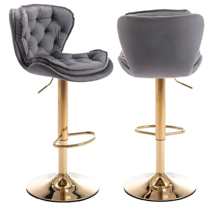 SERENITà Swivel Bar Stools Set of 2 Counter Height