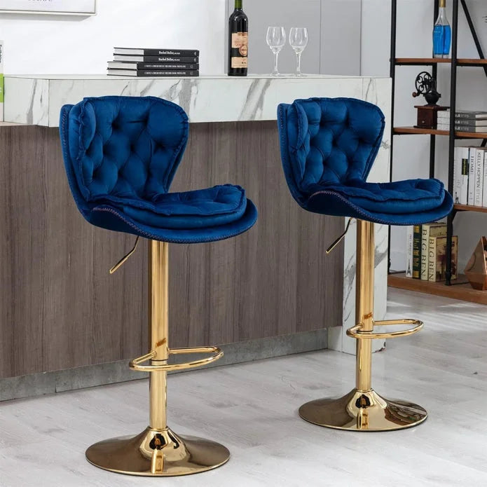 SERENITà Swivel Bar Stools Set of 2 Counter Height