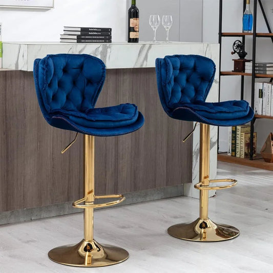 SERENITà Swivel Bar Stools Set of 2 Counter Height