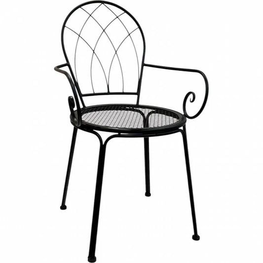 Set 2 Outdoor Modern Chair w Arms 90cm - Furniture >