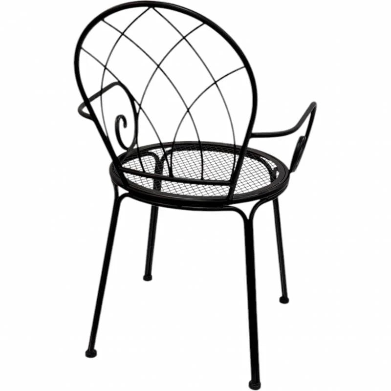 Set 2 Outdoor Modern Chair w Arms 90cm - Furniture >