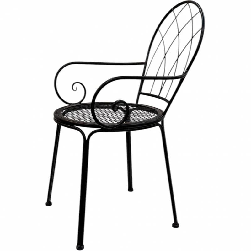 Set 2 Outdoor Modern Chair w Arms 90cm - Furniture >