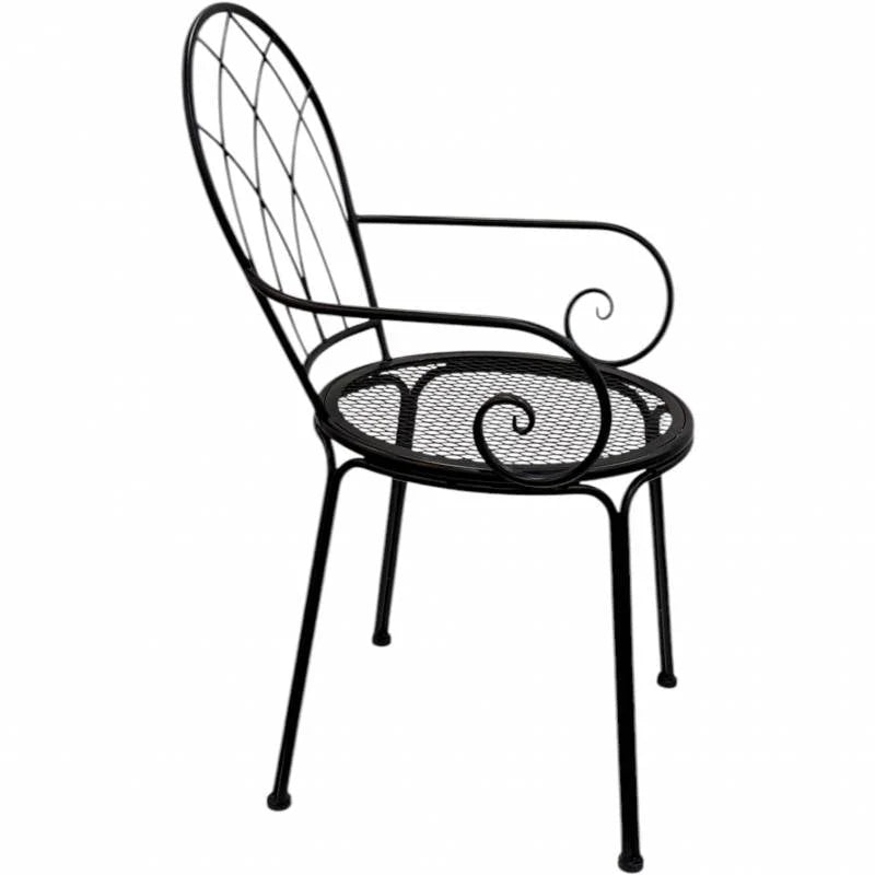 Set 2 Outdoor Modern Chair w Arms 90cm - Furniture >
