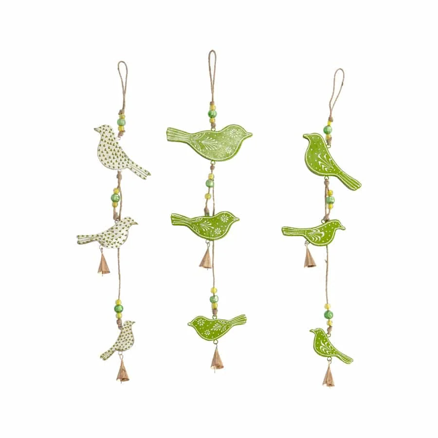 Set 3 Asst String of Hanging Birds 65cm - Pet Care > Farm