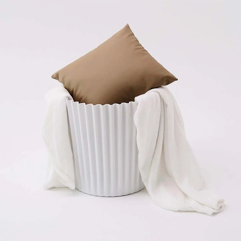 Set of 2 Cupcake Stool Plastic Stacking Stools Chair