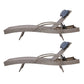 Set of 2 Outdoor Sun Lounge