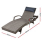 Set of 2 Outdoor Sun Lounge Day Bed