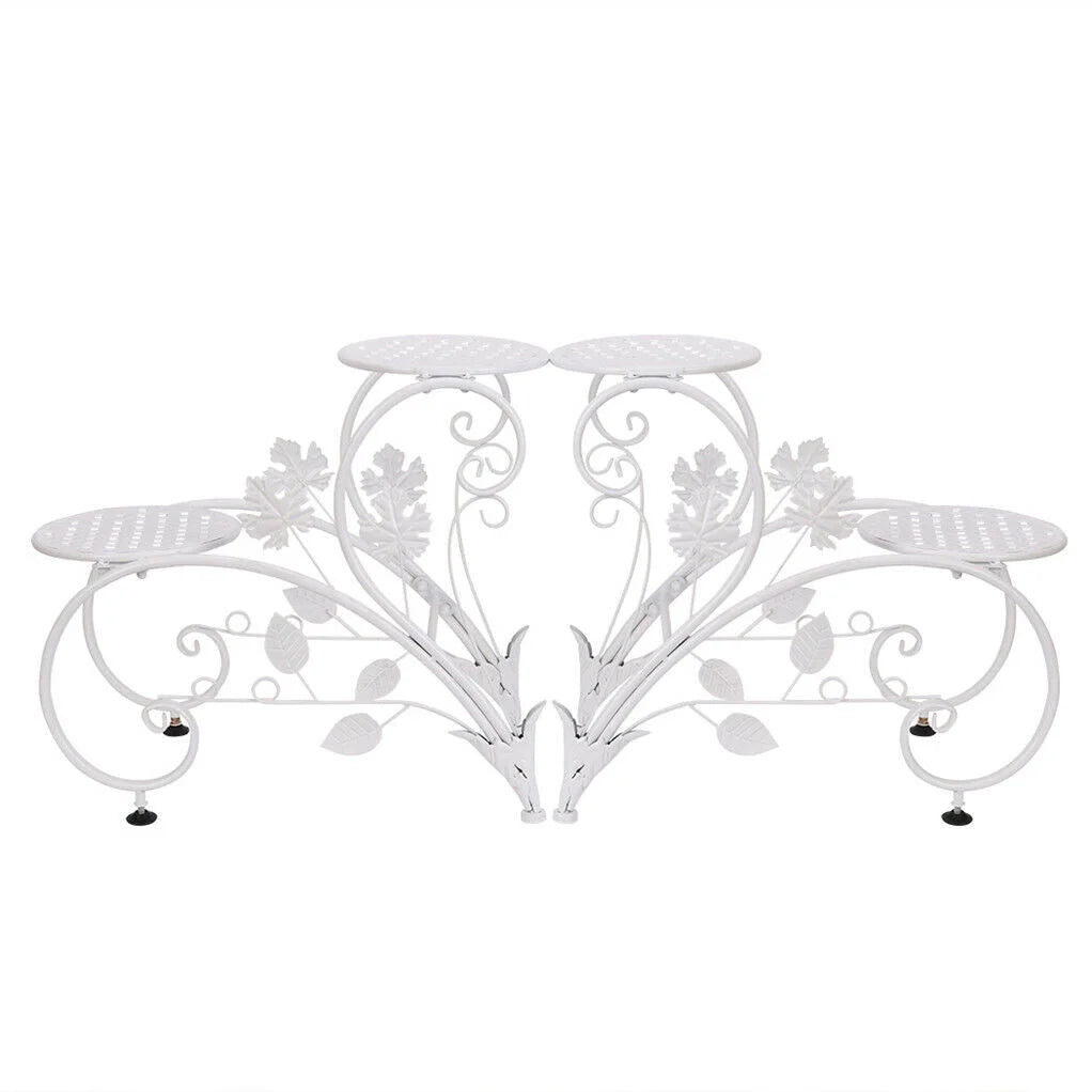 Set of 2 Plant Stand Wedding Garden Flower Shelf Rack