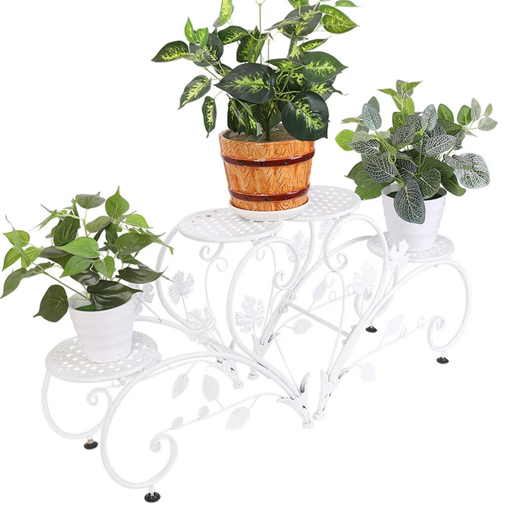 Set of 2 Plant Stand Wedding Garden Flower Shelf Rack