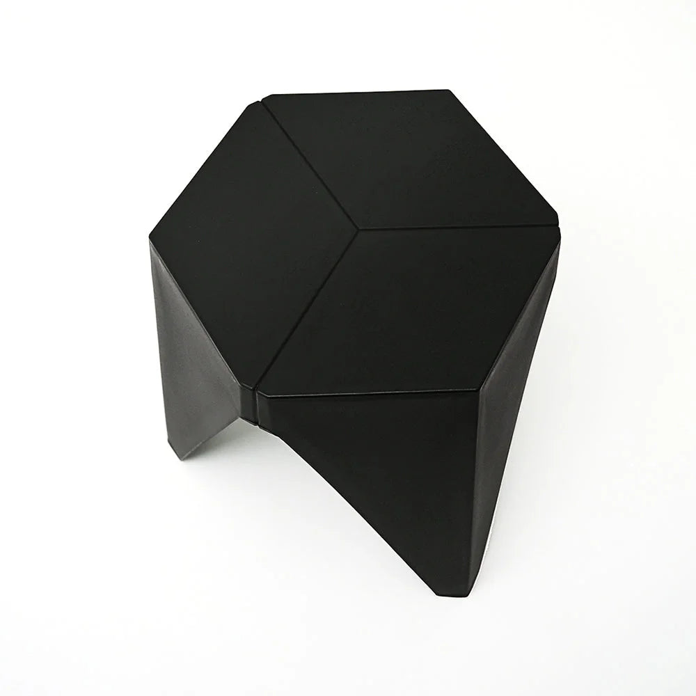 Set of 2 Puzzle Stool Plastic Stacking Stools Chair Outdoor