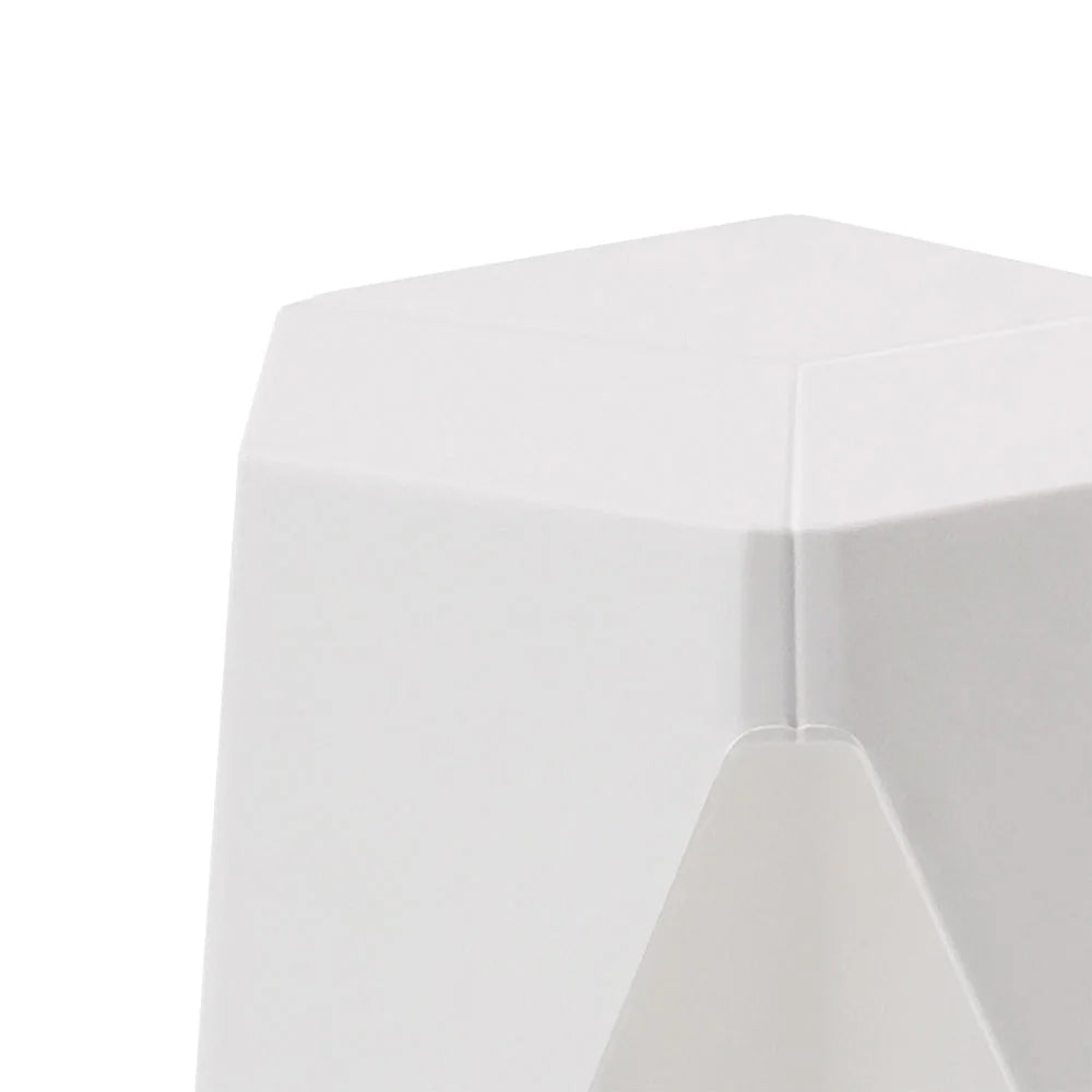 White plastic jigsaw puzzle board with display setup and product form