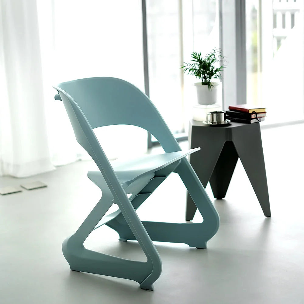 Set of 4 Dining Chairs Office Cafe Lounge Seat Stackable