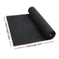 Black mesh 30m shade sail with woven surface and bound edging