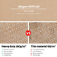 5m shade sail with textile finish and neat seams