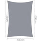 Shade Sail Cloth Rectangle 4 6m