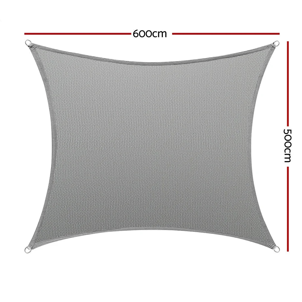 Shade Sail Cloth Square Sun Canopy