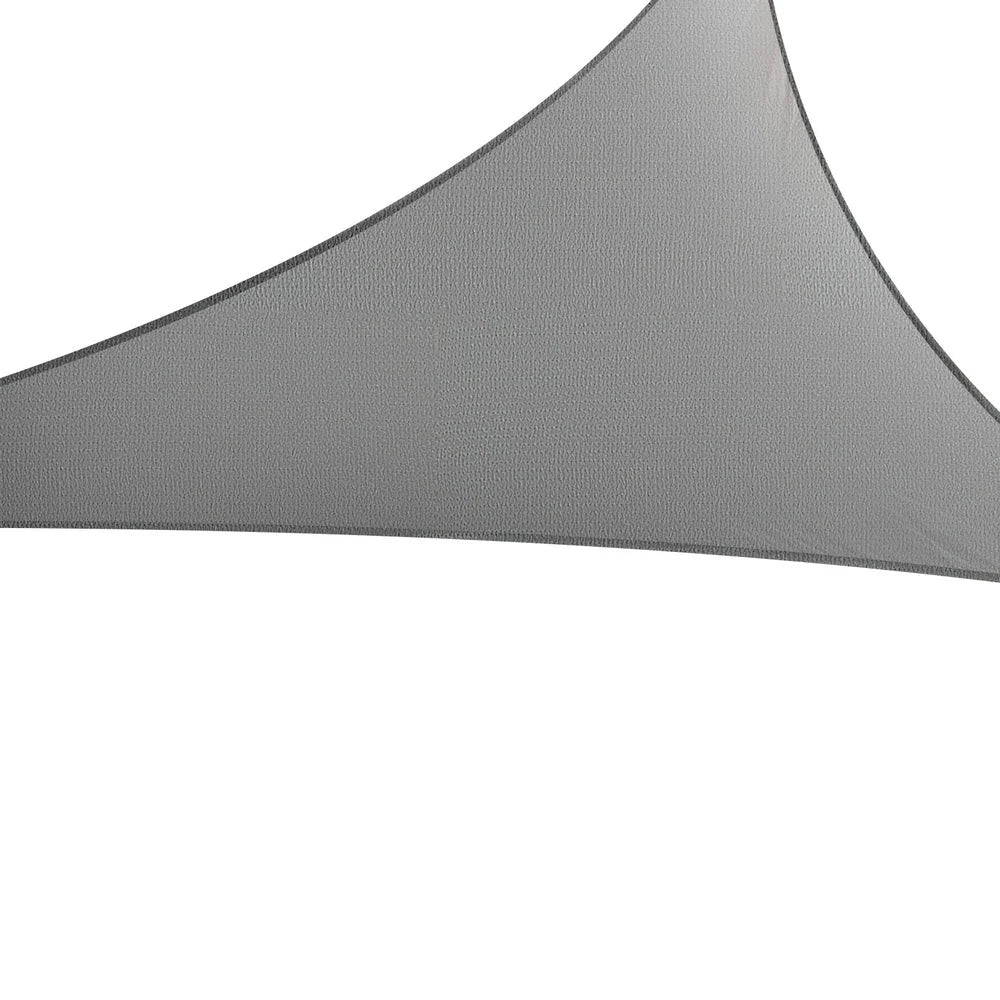1m shade sail with fabric panel and reinforced edging