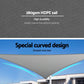 1m shade sail with woven surface and bound edging