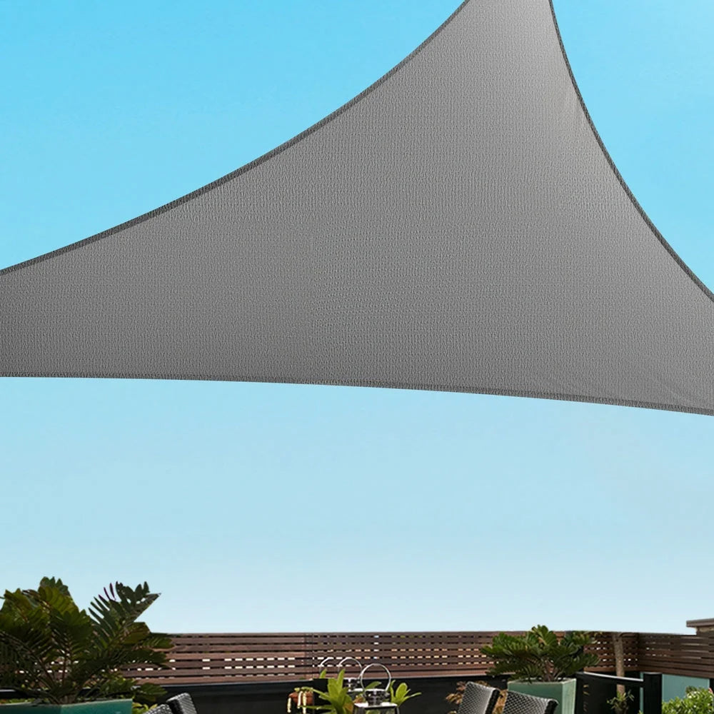 1m shade sail with patterned weave and edge detail