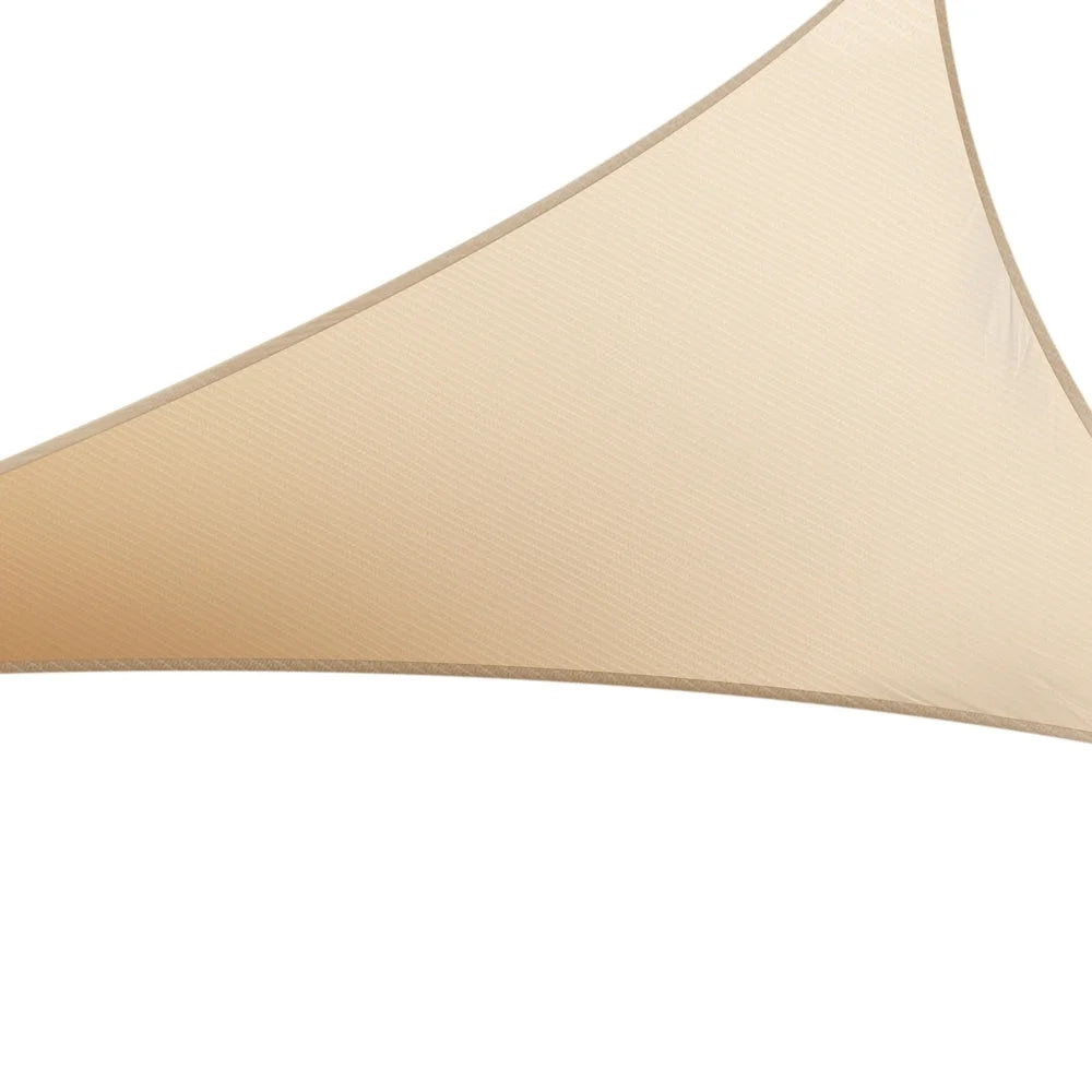 1x6 shade sail with fabric panel and reinforced edging