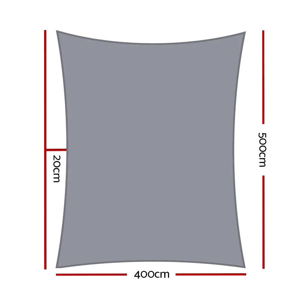Shade sail rectangle with cloth sun shadecloth outdoor