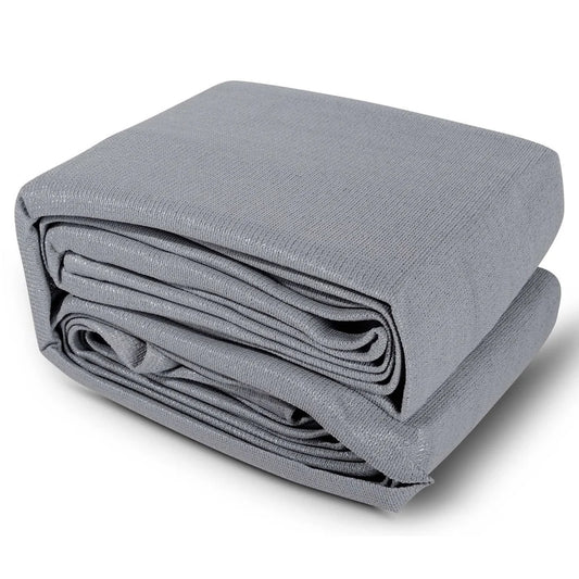 Shade Sail Square 3x3M 280GSM 98% Grey Shade Cloth