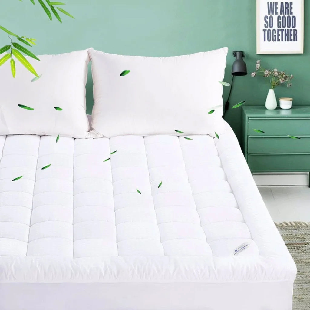 Shangri La 1000GSM Five Star Cooling Bamboo Mattress Topper