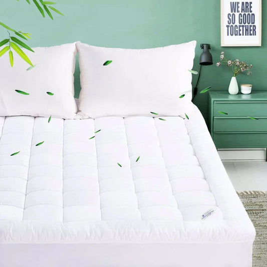 Shangri La 1000GSM Five Star Cooling Bamboo Mattress Topper