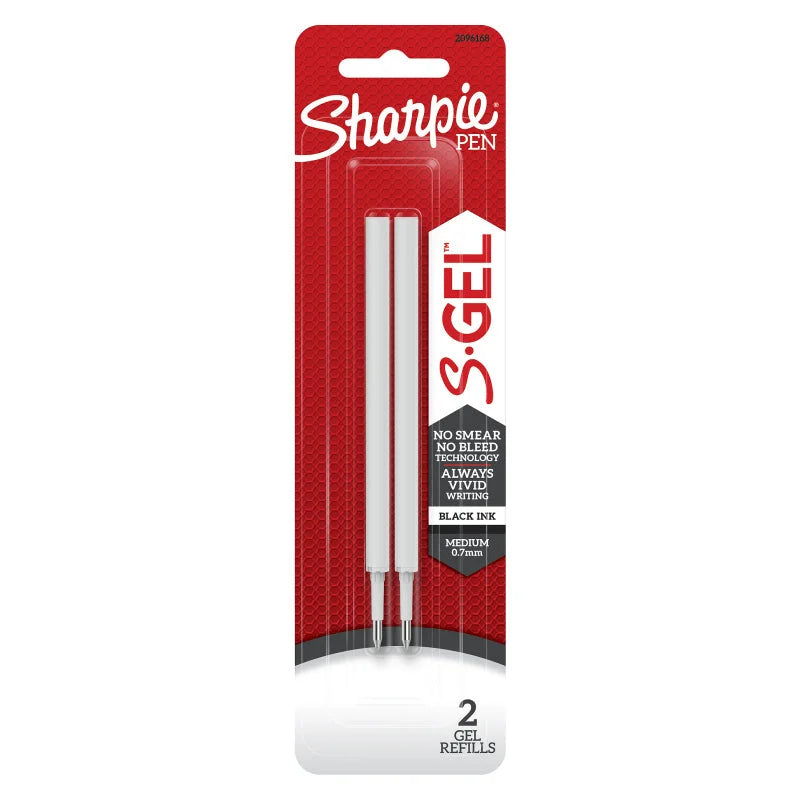 SHARPIE Gel Refill Black (Pack of 2 Box of 6)