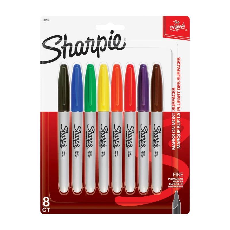 SHARPIE Permanent Marker Fine Point Fashion Pack (8-Pack)