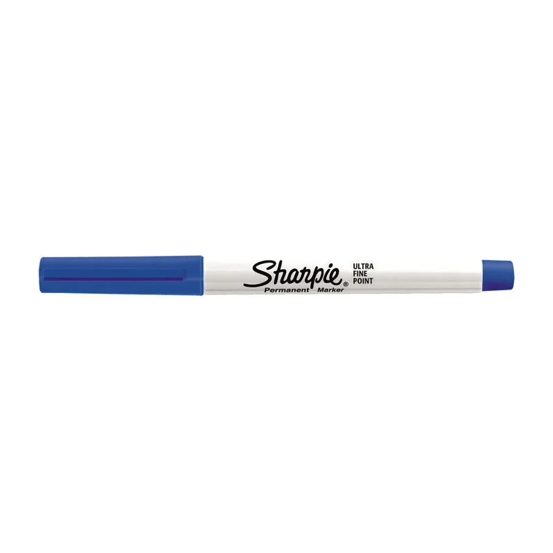 SHARPIE Ultra Fine Point Permanent Marker Blue (Box of 12)