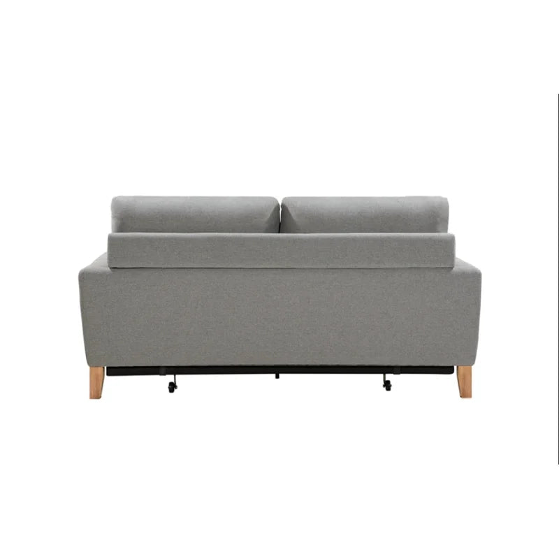 SHASA 2-Seater Pull-Out Sofa Bed - Grey Celadon - Furniture