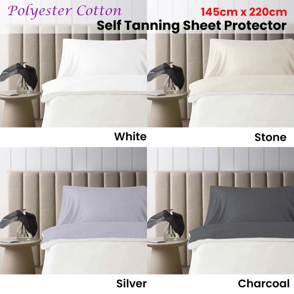 Sheet Protector Accessorize Self Tanning Polyester Cotton