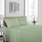 Sheet Set 1200TC Ultrasoft 4PC - Double Sage Green - Royal Comfort