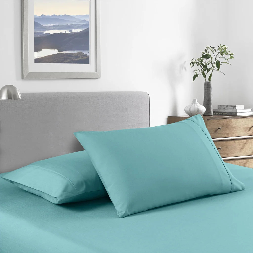 Sheet Set Bamboo Cooling 2000TC - Double Aqua - Royal Comfort