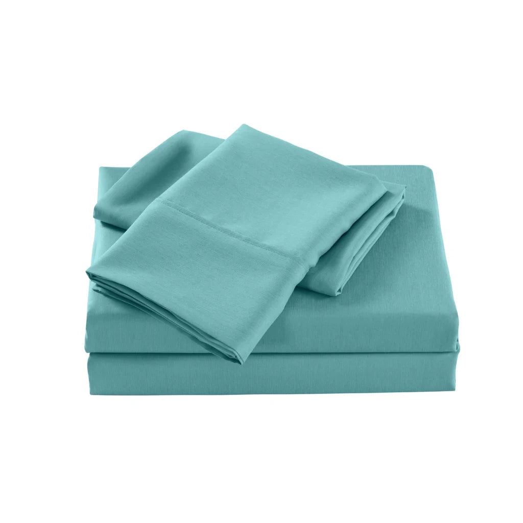 Sheet Set Bamboo Cooling 2000TC - Double Aqua - Royal Comfort